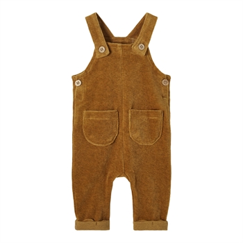 Lil' Atelier - Rebel velour overalls - Golden brown